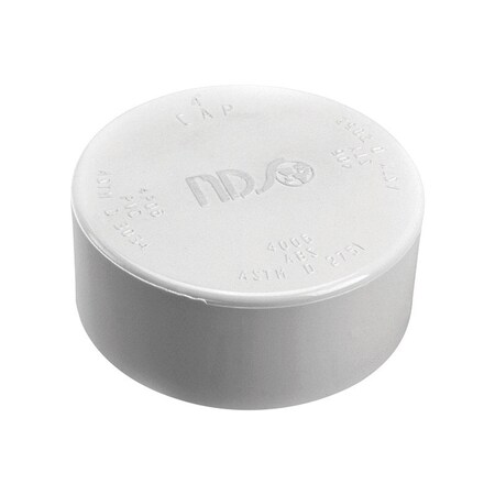 Nds Drain Cap Solvent 4" 4P06